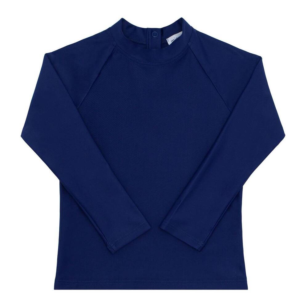 NEW MINNOW boys long sleeve rashguard in navy